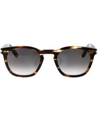 Saint Laurent - Acetate Havana Sunglasses - Lyst