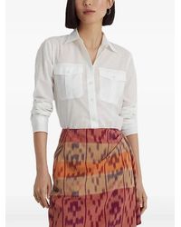 Ralph Lauren - "Courtenay" Long Sleeve Button Front Shirt - Lyst