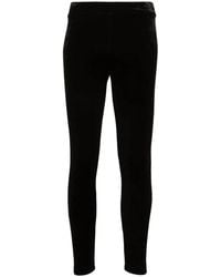 Balenciaga - Stretch Velvet Skinny Leggings - Lyst