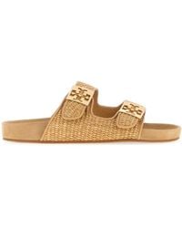 Tory Burch - Raffia Mellow Slippers - Lyst