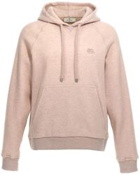 Etro - Logo Embroidery Wool Hoodie - Lyst