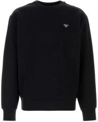 Prada - Cotton Sweatshirt - Lyst