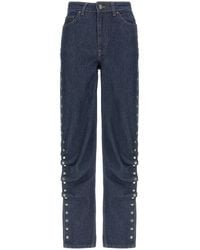 ROTATE BIRGER CHRISTENSEN - 'Denim Buttoned' Jeans - Lyst