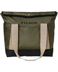 Filson - "All-Weather Tote Bag" Printed Shrub Camouflage - Lyst