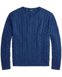 Polo Ralph Lauren - Cable-Knit Cotton Jumper - Lyst