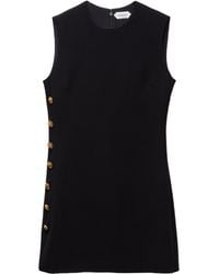 Versace - Stretch Viscose Cady Mini Dress - Lyst