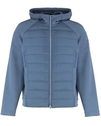 Paul & Shark - Paul & Shark Technical Fabric Jacket With Zip And Hood - Lyst