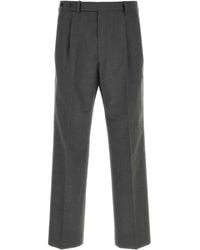 Prada - Straight Pleated Pants - Lyst