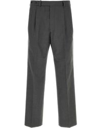 Prada - Straight Pleated Pants - Lyst