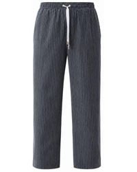 Liu Jo - Charcoal Cotton Trousers - Lyst