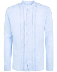 Tintoria Mattei 954 - Pleated Linen Shirt - Lyst