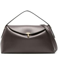 TOTEME - "T Lock Leather Top Handle" Bag - Lyst