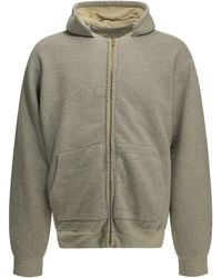 A.PRESSE - "Vintage Parka" Zip-Up Sweatshirt - Lyst