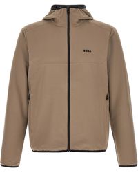 BOSS - 'Litewear' Hooded Jacket - Lyst