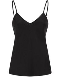 Max Mara - Msecomma – Fluid Satin Camisole Top With Slim Straps - Lyst