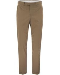 PT Torino - Master-Fit Cotton-Blend Trousers - Lyst