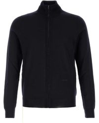 Fendi - Cardigan Zip Basic Fine Merino - Lyst