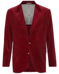 Brunello Cucinelli - Sea Island Cotton-Corduroy Deconstructed Blazer - Lyst