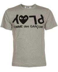 COMME DES GARÇONS PLAY - Cotton T-Shirt - Lyst