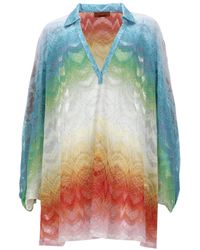 Missoni - Caftano Copricostume - Lyst