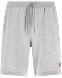 Brunello Cucinelli - Double Knit Bermuda Shorts - Lyst