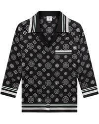 CASABLANCA - Relaxed Logo Shirt - Lyst
