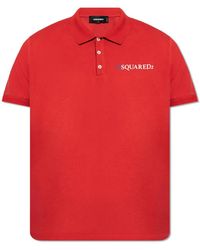 DSquared² - Tennis Fit Logo Polo Shirt - Lyst