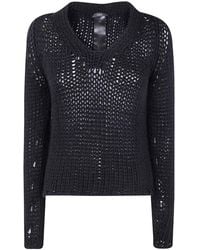 SAPIO - V Neck Sweater - Lyst
