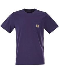 Carhartt - Cotton T-Shirt With Pocket - Lyst