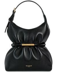 Balmain - Sphynx Mini Leather Handbag - Lyst