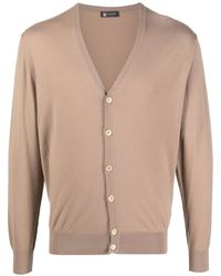 Colombo - Camel Kid Wool Botton Cardigan - Lyst