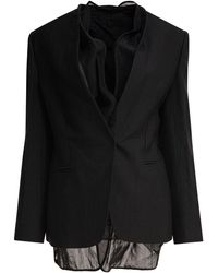 Brunello Cucinelli - Blazer With Integrated Tank Top - Lyst