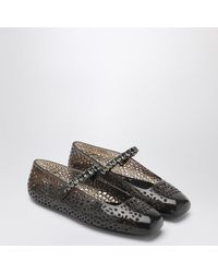 Jimmy Choo - The Jelly Transparent Ballet Flats With Crystals - Lyst