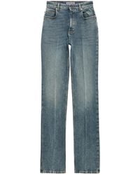 Balenciaga - High Waist Slim Jeans - Lyst