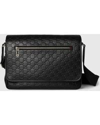 Gucci - Gg Emblem Medium Crossbody Bag - Lyst