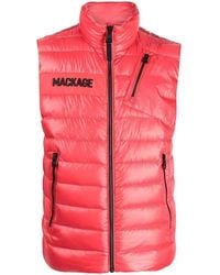 Mackage - Logo-print Quilted Gilet - Lyst