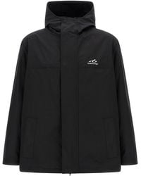 Balenciaga - Windbreaker With Logo - Lyst