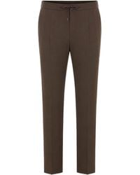 Herno - Drawstring-Waist Straight-Leg Trousers - Lyst