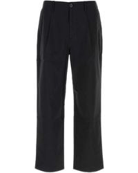 New Balance - Black Stretch Cotton Blend Pant - Lyst