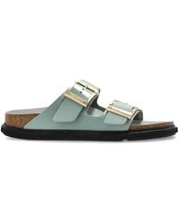 Birkenstock - Arizona Db Shine Pure Sage, Natural Leather - Lyst