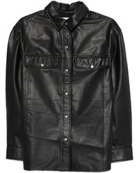 IRO - Cabana Leather Shirt - Lyst