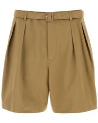 Saint Laurent - Bermuda_Fit_Rond_Amp - Lyst