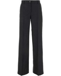 Dolce & Gabbana - Dolce & Gabbana Graphite Wool Pant - Lyst