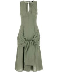 Loewe - Sage Cotton Blend Paula S Ibiza Dress - Lyst