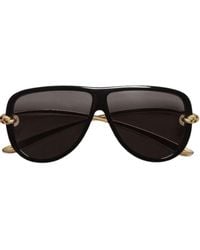 Bottega Veneta - Knot Aviator Sunglasses - Lyst