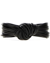 Bottega Veneta - Knot Leather Bracelet - Lyst