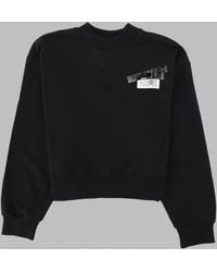 MM6 by Maison Margiela - Felpa Con Logo - Lyst