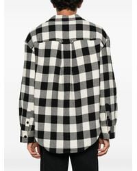 Ami Paris - Wool Checkec Shirt - Lyst
