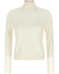 Vince - Silk And Cashmere Turtleneck Sweater - Lyst