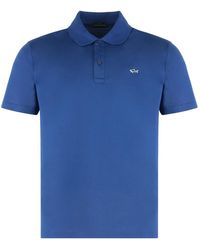 Paul & Shark - Cotton Piqué Polo Shirt - Lyst